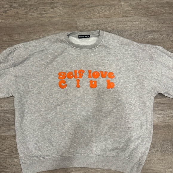 PrettyLittleThing Self Love Club Crewneck - Picture 1 of 6